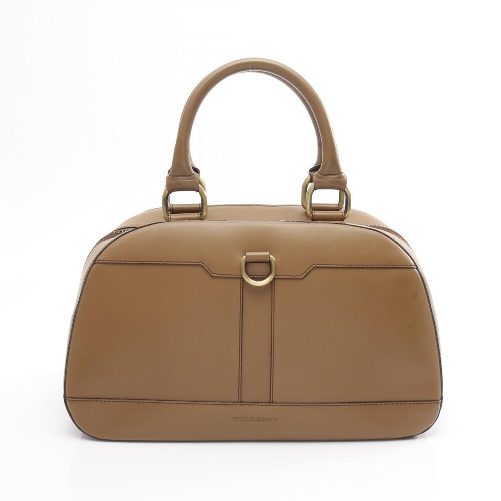 Burberry Brown Leather Handbag - Picture 1 of 8